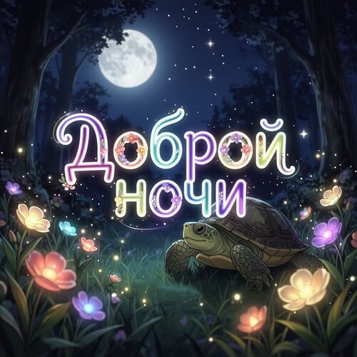 Открытка Доброй ночи