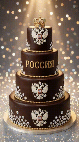 Анимированная открытка Россия