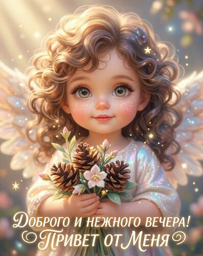 Открытка Добрый вечер