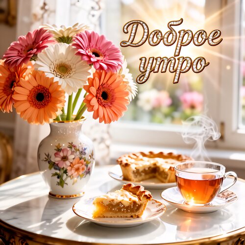 Открытка Доброе утро