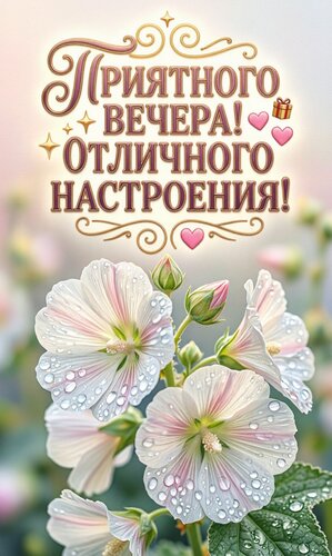 Открытка Добрый вечер