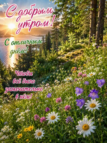 Открытка Доброе утро