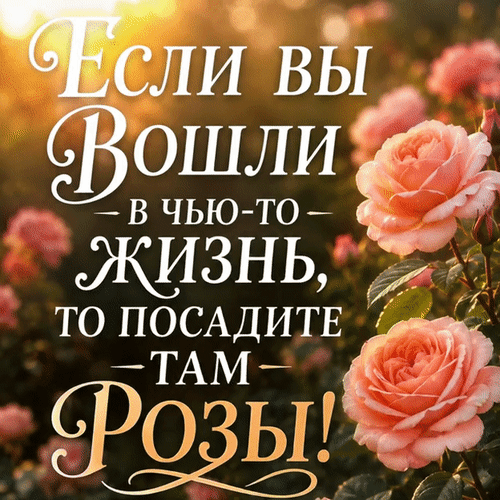 Анимированная открытка Для тебя и от души