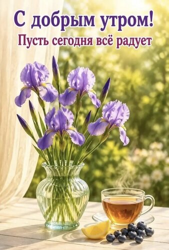 Открытка С добрым утром