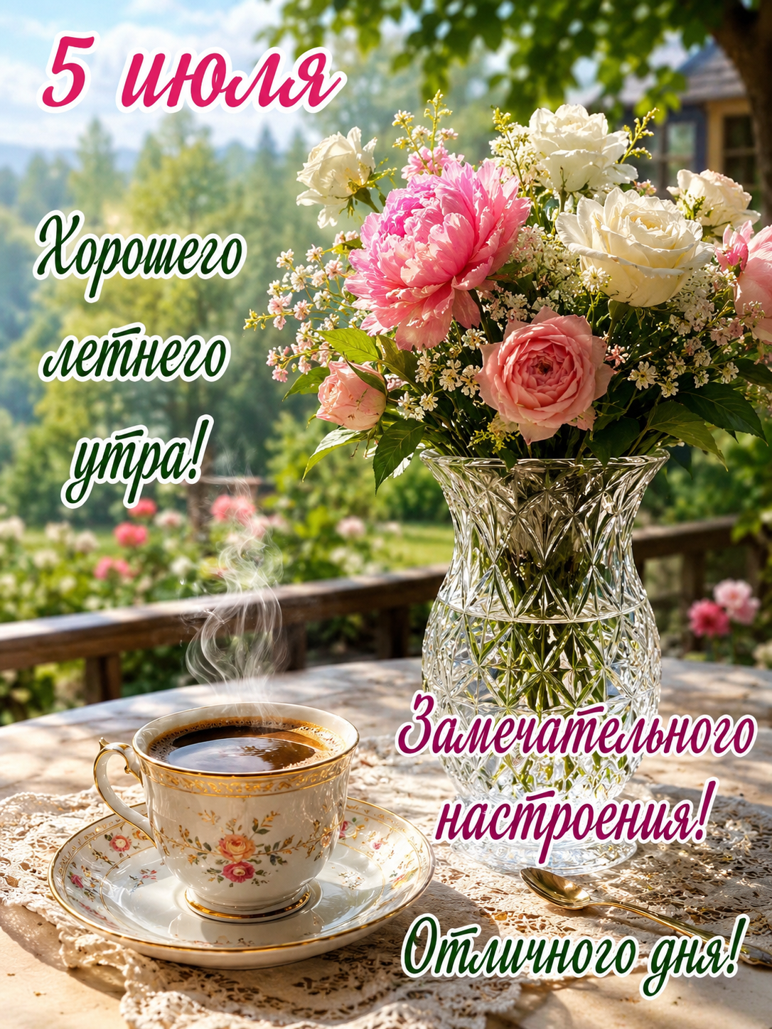 Открытка Доброе утро