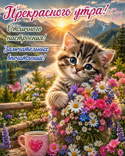 Открытка Доброе утро