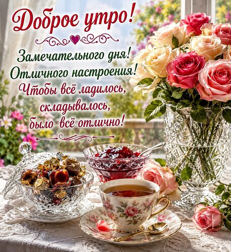 Открытка Доброе утро