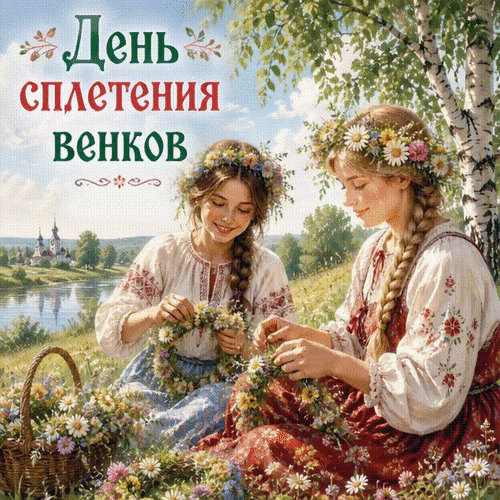 Анимированная открытка День сплетения венков