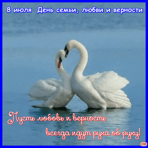Анимированная открытка День семьи 