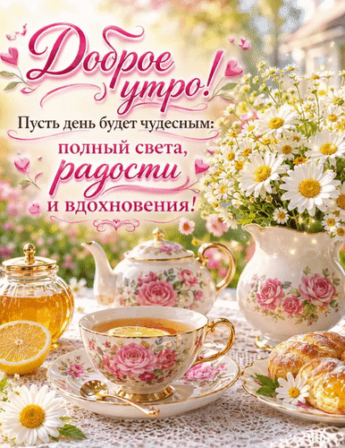 Анимированная открытка Доброе утро!