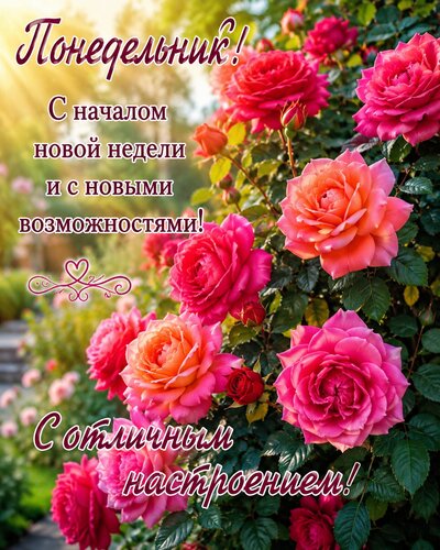 Открытка Понедельник