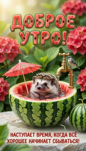 Открытка Доброе утро