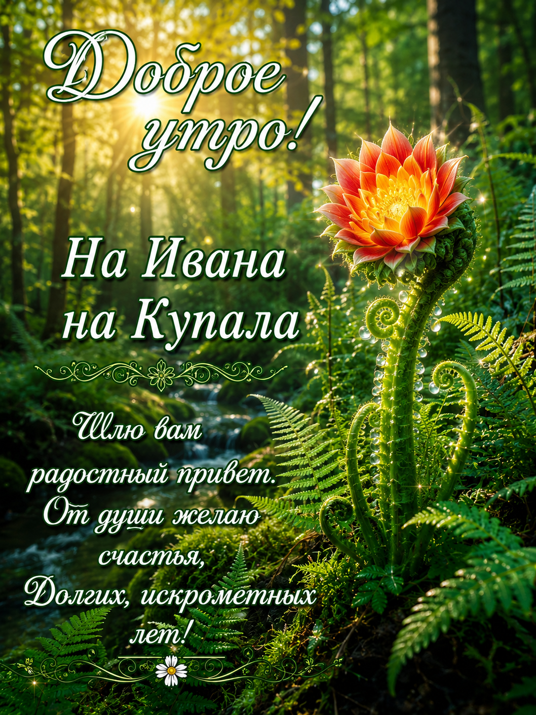 Открытка Доброе утро