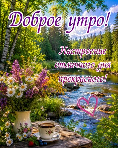 Открытка Доброе утро