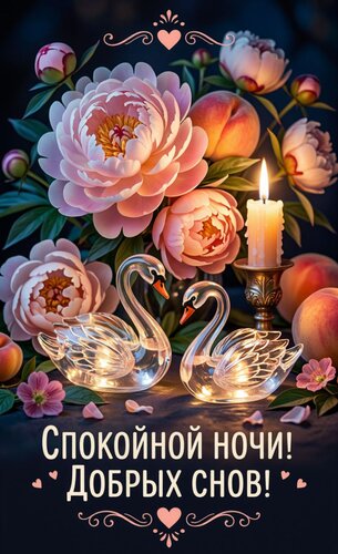 Открытка Спокойной ночи