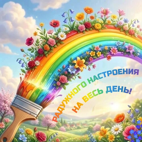 Открытка Радужного настроения на весь день