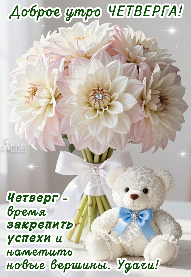 Открытка Доброе утро четверга