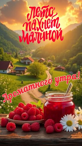 Открытка Ароматного утра