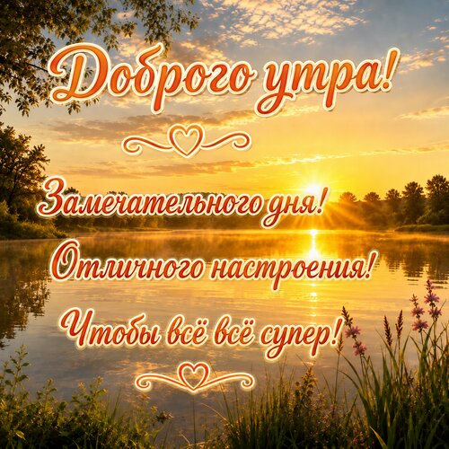 Открытка Доброе утро
