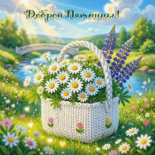 Анимированная открытка Доброй пятницы