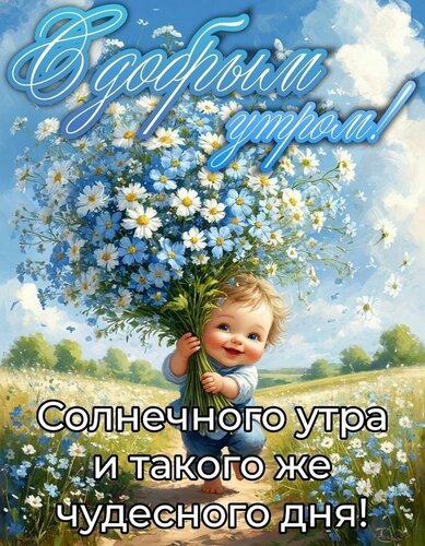 Открытка доброе утро