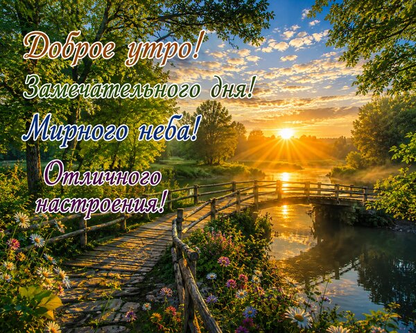 Открытка Доброе утро