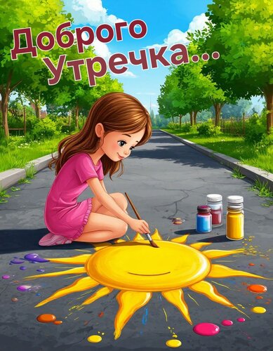 Открытка доброго утречка