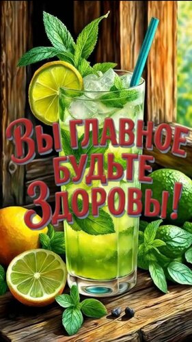 Открытка Вы главное будьте здоровы