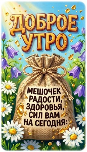 Открытка ДОБРОЕ УТРО!