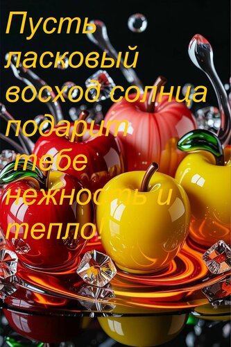 Открытка Пусть ласковый восход солнца подарит тебе нежность и тепло!