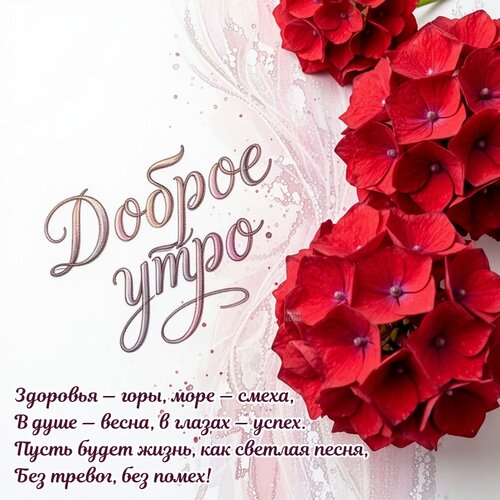 Открытка Доброе утро