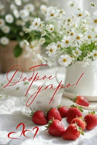 Открытка С добрым утром