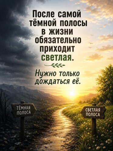 Открытка Мотивация для жизни