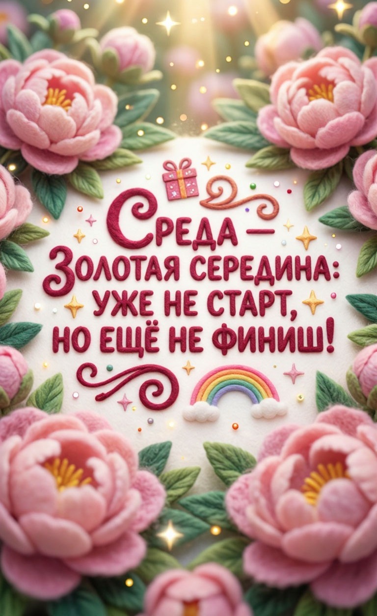 Открытка Доброго дня среды