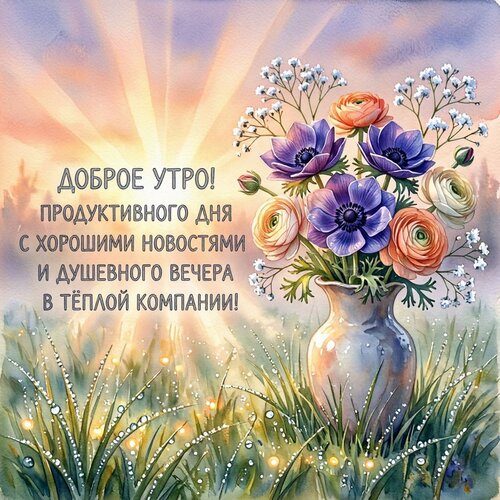 Открытка Доброе утро!
