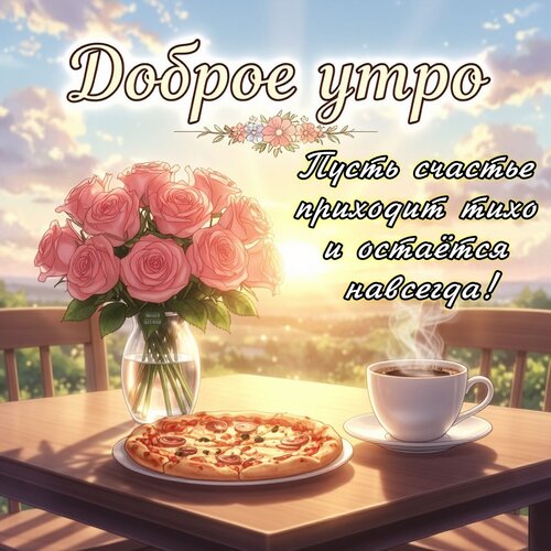 Открытка Доброе утро