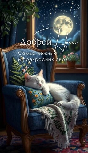 Открытка Доброй ночи