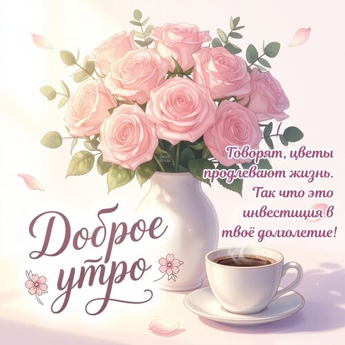 Открытка Доброе утро