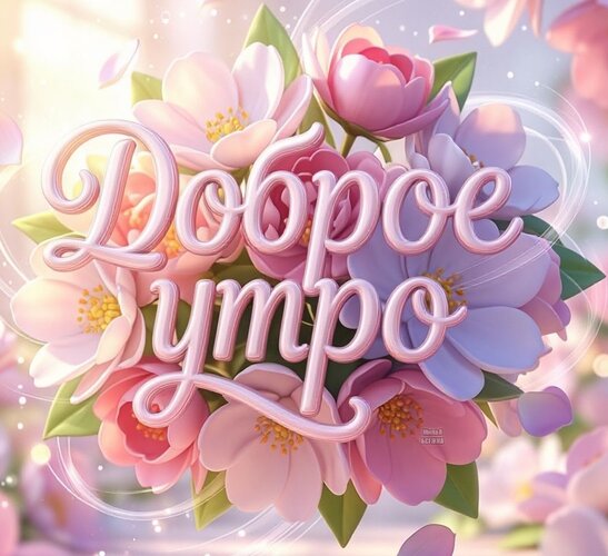 Открытка Доброе утро