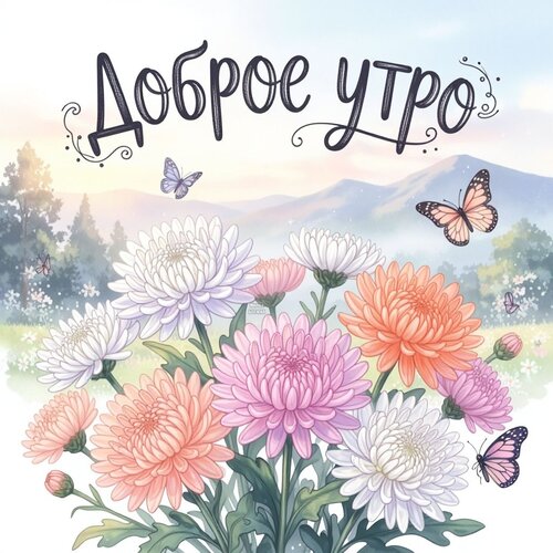 Открытка Доброе утро