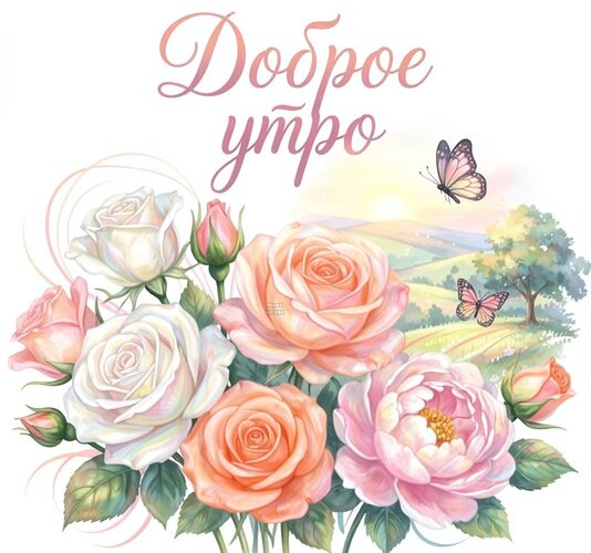 Открытка Доброе утро