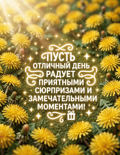 Анимированная открытка Добрый день
