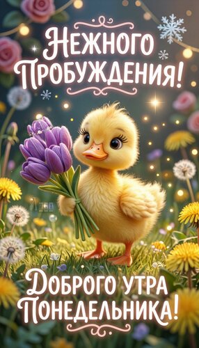 Открытка Понедельник