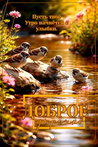 Открытка Доброе утро