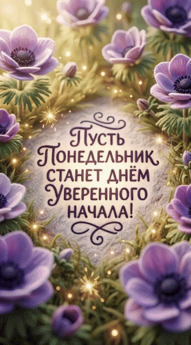 Анимированная открытка Добрый день, понедельник.