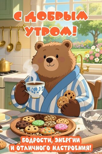 Открытка С добрым утром