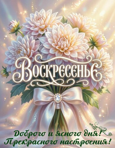 Открытка Воскресенье