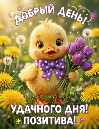 Анимированная открытка Добрый день