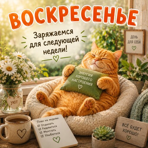 Открытка Заряжаемся на следующей недели!