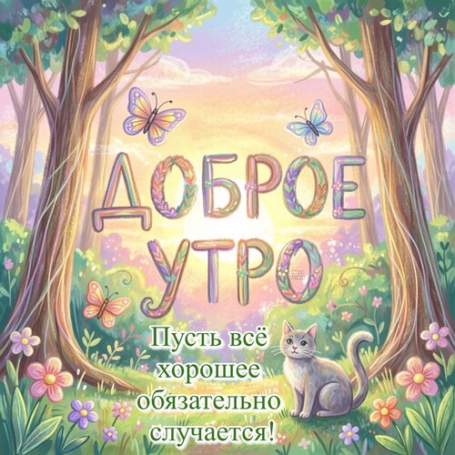 Открытка Доброе утро
